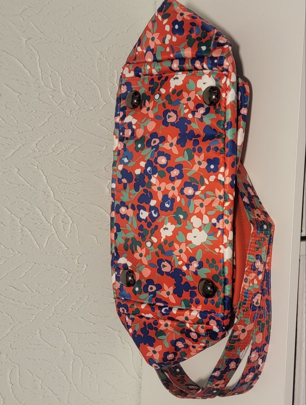 Lug Jumper Carry-All Tote bag "Wildflower Poppy" RFID Protected - Picture 5 of 5